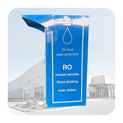 Easy-to-Install Well Water Vending Machine with RO System Filter and Front Door Open Design for Filtration Applications