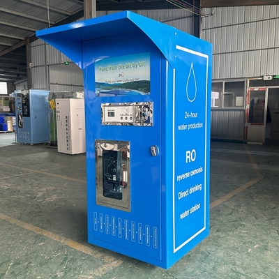 Easy-to-Install Well Water Vending Machine with RO System Filter and Front Door Open Design for Filtration Applications
