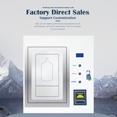 Water Vending Machine with RO System Filter and Front Door Open Design