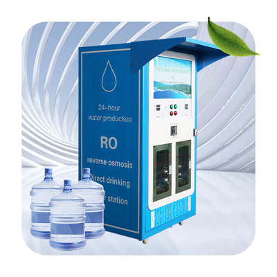 Outdoor Purified Tapping Water Vending Machine Card Operated Drinking Water Vending Machine Reverse Osmosis