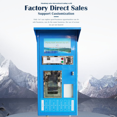 400/800/1200GPD Purified Water Vending Machine Reverse Osmosis Dispenser Water Vending Machine With Card Reader Option