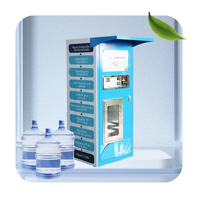 Coin Operated Reverse Osmosis Purified Drinking RO Water Vending Machine
