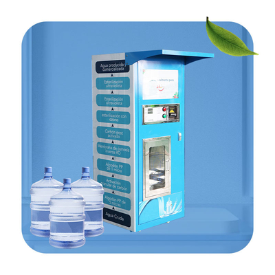 High Quality 800GPD Alkaline Water Bottle Coin Vending Water Machine for Drinking Water in Single Door