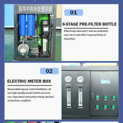 Good Factory of 1000L/H Drinking Water Filtration Purification RO Deionized Plant Water Purifier Machine Reverse Osmosis Systems