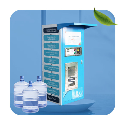 400/800/1200GPD Purified Water Vending Machine Reverse Osmosis Dispenser Water Vending Machine With Card Reader Option